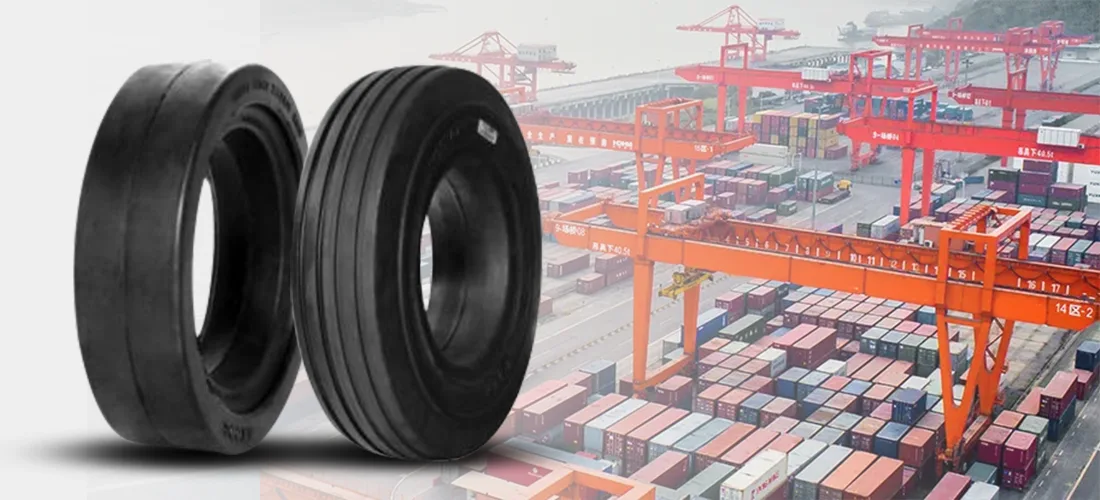 Port Trailer Solid Tires